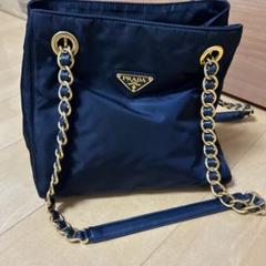 PRADA ブラック ショルダーバッグ