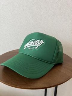 【美品】Yellow Bucks メッシュキャップ グリーン ストリート系 美品】Yellow Bucks メッシュキャップ グリーン ストリート系