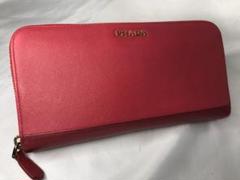 超美品 PRADA プラダ 長財布 ラウンドファスナー PEONEA バイ