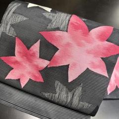 5-15 夏物 夏帯 名古屋帯 九寸 正絹 着物 名古屋仕立て 紗