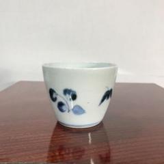 蕎麦猪口　染付　無傷完品　柿右衛門　藍柿右衛門　そばちょく　そばちょこ　藍九谷 陶磁器 :: 伊万里 藍柿右衛門手 梅・花唐草文 そば猪口 | COTTOU