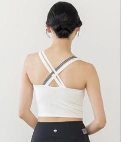 SUKALA バッククロスロゴブラトップ　ライトグリーン　L 新品 SUKALA バッククロスロゴブラトップ sukala ライトグリーン