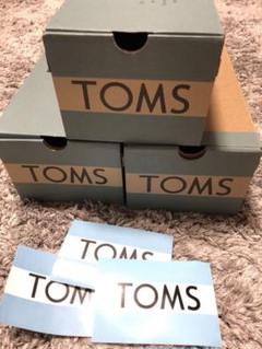 【送料無料◎匿名発送】TOMS空き箱&ブランドステッカー美品