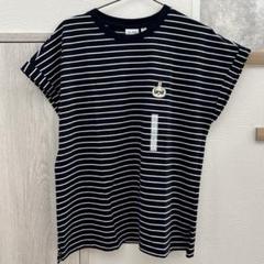 ちいかわ × gu ボーダー うさぎ Ｔシャツ Ｌサイズ