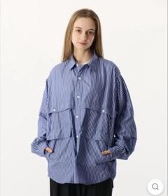 【美品】WETTEMPT MULTI POCKET TUCK SHIRT L