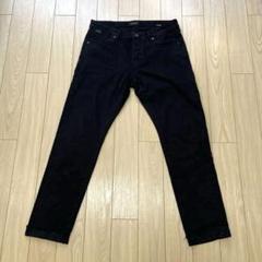 scotch& soda/ 黒 スラブデニム ストレートカットパンツのサムネイル