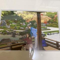 わたせせいぞうオフセット雨の日の情景 木製フレーム10万円