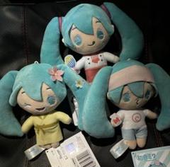 初音ミク　ミニぬいぐるみ　シナモロール　3個セット まとめ売り