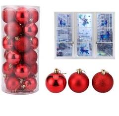 クリスマス オーナメント ボール 豪華 3種類 24個セット ツリー
