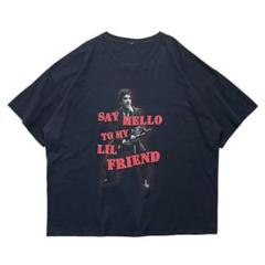 00s SCARFACE スカーフェイス アルパチーノ 半袖Tシャツ フェード