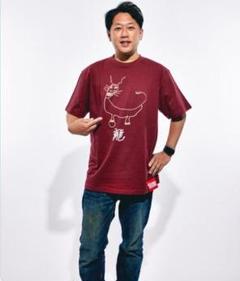 浜田大先生描き下ろしTシャツ(龍)　XL