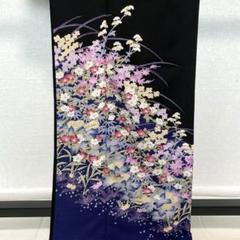 D363 夏着物　訪問着　絽　ポリエステル　洗える着物　極美品
