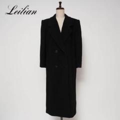 高級カシミヤ100%♡レリアン　ロングコート　チェスターコート　丸襟　9号 高級カシミヤ100%♡レリアン ロングコート チェスターコート