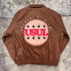 バックロゴジャケット ヴィンテージ 00s ブラウン