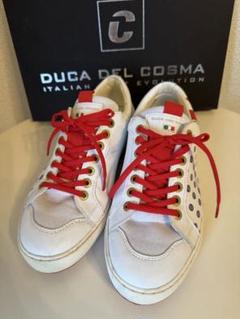 【アパレル】☆未使用タグ付き☆ DUCA DEL COSMA デュカデルコスマ ゴルフシューズ 23㎝ 定価19950円 ゴールド ホワイト レディース 靴 Amazon.co.jp: デュカデルコスマ（DUCADELCOSMA）メンズ ゴルフ