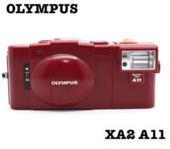 オリンパス 【中古】OLYMPUS XA2 レッド コンパクトフィルム