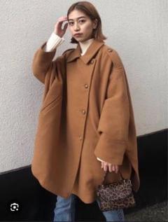 Merfirge ケープコート カシミヤ ウール SAGA フォックス ファー