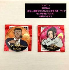 大和勘助　上原由衣　長椅子　トレーディング　ホログラム　缶バッジ　長椅子