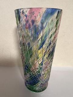 チェコ硝子花瓶　箱付き　お値下げ❗️ チェコ硝子花瓶 箱付き お値下げ❗️ - メルカリ
