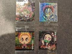 【新品未開封】鬼滅の刃　ウエハースシール　甘露寺蜜璃&猗窩座他 4枚