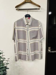 【極美品】Dior シルクシャツ 半袖 38 Mサイズ