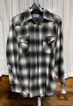 超美品!! PENDRETON ペンドルトン シャツジャケット USA製 総柄 PENDLETON - 70s～80s USA製 ペンドルトン テーラーカラー