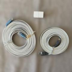 LANケーブル 2本とRJ45コネクタ1個