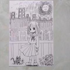 イラスト　ポストカード　★No.1