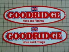 正規品 GOODRIDGE ステッカー 2枚 約160×51mm グッドリッジ
