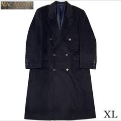 カシミヤ30%×大きいサイズ】日本製 マキシ丈ダブルチェスター