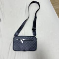 グレー キルティング ショルダーバッグ