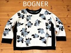 美品 BOGNER ボグナー フラワーデザインニット セーター ドイツインポート 美品 BOGNER ボグナー フラワーデザインニット セーター ドイツ