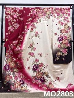 振袖 豪華 銀通し 金彩 刺繍 紋意匠 身丈177cm 撥水加工済 トールサイズ