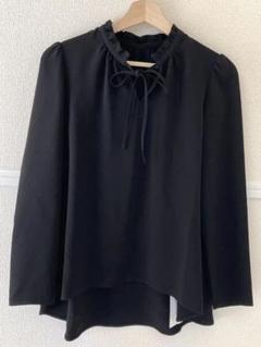 AVENIRETOILE/ブラウス/新品未使用/ブラック 新作入荷情報〈バルーンスリーブピンタックロングブラウス