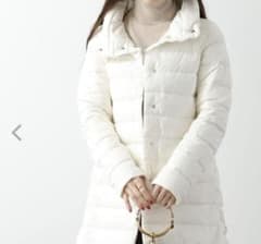 最終値下げ新品タグ付HERNOダウンコート白ホワイト40Mスタンドカラー