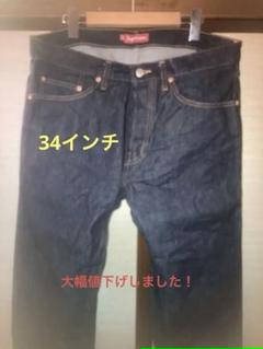 Supreme ダークブルー ストレートデニム 2025年最新】SUPREME デニムカラー：ブルー ストレートデニムの