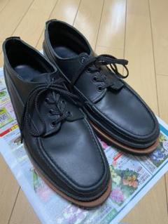 ラッセルモカシン オネイダ ダブルパンプ 黒
