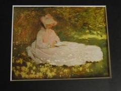 クロード・モネ、「Springtime」、厳選、希少大判画集・額装画