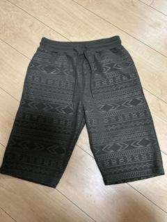 キッズ　ハーフパンツ　ボトムス　短パン　150 エンボス　カーキ　深緑