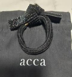 ACCA アッカ￼￼黒リボンスワロスキージェムヘアゴム ACCA アッカ￼￼黒リボンスワロスキージェムヘアゴム - メルカリ
