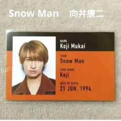 向井康二　フォトカード　3点 向井康二 購入特典 カード3点セット - メルカリ
