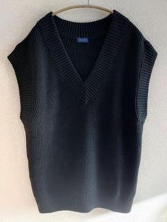 SHIPS ベスト　ブラックFOUR SEASONS ジレ　L 新品 シップス SHIPS ベスト ブラックFOUR SEASONS ジレ L 新品