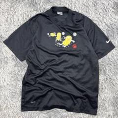 NIKEバレーボールスポーツTシャツ/吸汗速乾/キャラプリント/ブラック
