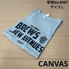 メンズ　USA古着　片面プリント　Tシャツ　CANVAS サイズＬ