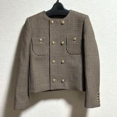 新品タグ付き♡ CELINE チェルシージャケット 千鳥格子 34 2V77R064V-28BZ_2_FW23_W.jpg