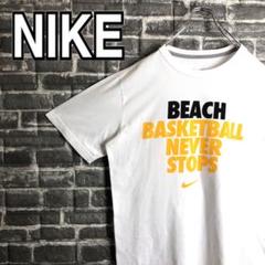 ナイキ☆Tシャツ 古着 ゆるだぼ 90s デカロゴ ビッグスウォッシュ j29
