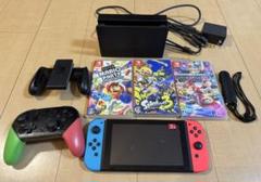 ニンテンドースイッチ 本体 箱無し　microSD・Proコン・ソフト3本セット