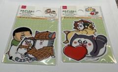 ★まめきちまめこ　モバイルステッカー　2点セット ★まとめ買いOK