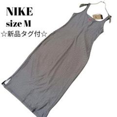 M 千鳥格子 黒 ナイキ ゴルフ ウェア 上下セット