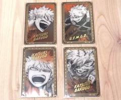 僕のヒーローアカデミア 原画展 箔押しクリアカード ヒロアカ 爆豪勝己